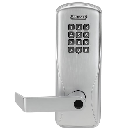 Schlage Electronics Electric Cylindrical Lock, CO100CY40KPRHO626LR CO100CY40KPRHO626LR